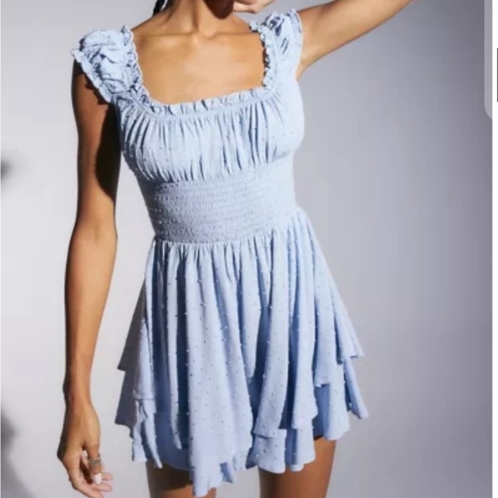 Urban Outfitters size small blue romper
Beach, party, cute, romper